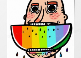 娱乐吃瓜的素材图片大全,吃瓜素材大盘点